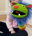 SOX pacynka na rękę Rainbow pacynka logopedyczna skarpeta The Puppet Comppany