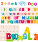 Tablica dydaktyczna z literkami i cyferkami Woody