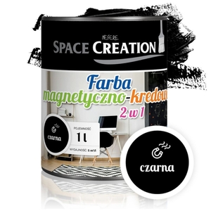 Farba magnetyczno-kredowa czarna 1,0 L Space Creation