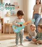 Gitara zabawka muzyczna dla dziecka drewniana ADAM TOYS