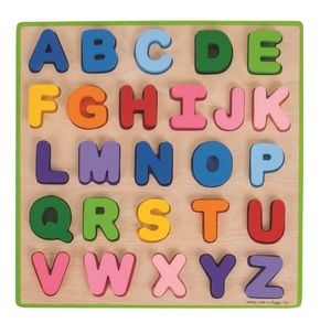 Układanka ABC duże puzle alfabet BIGJIGS TOYS
