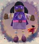 Pacynka na rękę superbohaterka kukiełka do teatrzyku PUPPET CO.