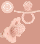 Silikonowy gryzak soczysta malina różowy RazBaby