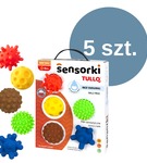 Zestaw piłeczek sensorycznych 5 szt kolor Tullo