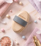 Szczotka do masażu ciała na sucho miękka naturalna szczecina MORELKOWE