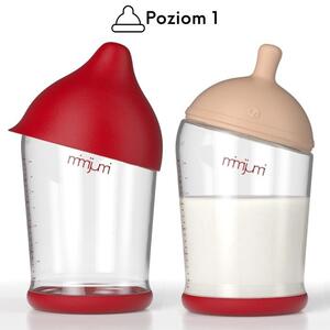 Butelka dla niemowląt 240 ml smoczek poziom 1 Mimijumi