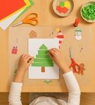 Mata podkładka na stół dla dzieci elf Boże Narodzenie ALLC