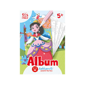 SABBIARELLI Album do Kolorowania Magicznym Piaskiem Księżniczki