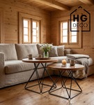 Stelaż noga do stolika kawowego DIAMOND 41 cm czarna