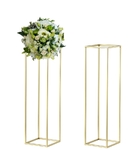 Stojak na kwiaty ślub WEDDING FRAME HG DECO złoty 20/75 cm