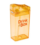 Bidon ze słomką pomarańczowy 240ml Drink In The Box