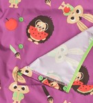 Śliniak fartuszkowy długi z kieszonką Bib plum purple Tidy Tot