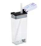 Bidon ze słomką clear Drink In The Box Modern 350 ml