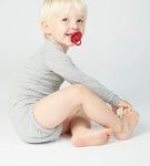 Smoczek uspokajający Bibs naturalny kauczuk Baby Blue M
