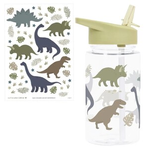 Bidon z ustnikiem dinozaury 450 ml A Little Lovely Company