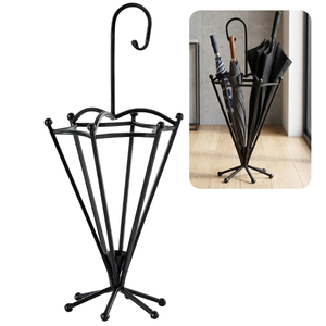 HGDECO  Stojak na parasole BEN czarny