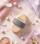 Szczotka do masażu ciała na sucho miękka naturalna szczecina MORELKOWE