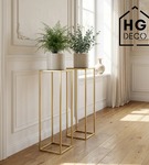 Kwietnik stojący metalowy stojak na kwiaty na jedną doniczkę PREMIUM 75 cm