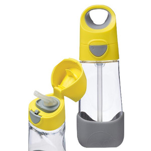 Tritanowa butelka, bidon ze słomką 450 ml, lemon sherbet B.Box