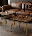 Metalowa noga hairpin legs do stolika kawowego trzy pręty noga złota TL50 cm