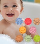 Zestaw piłeczek sensorycznych 8szt pasteloweTullo