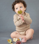 Smoczek anatomiczny 3-36m Olive Hevea