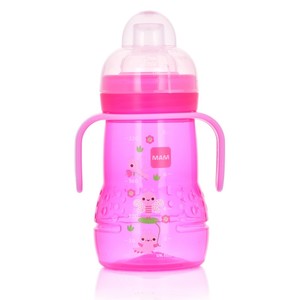Butelka bidon dla dziecka 220 ml od 4 m-cy różowa Mam Baby