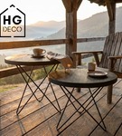 Stelaż noga do stolika kawowego STAR 40 cm czarna