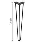 Metalowa noga stołowa Hairpin legs 70 cm