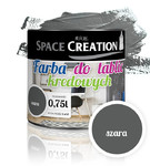 Farba tablic kredowych szara 0,75 L Space Creation