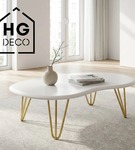 Metalowa noga hairpin do komody szafki RTV do pufy trzy pręty złota TL25 cm