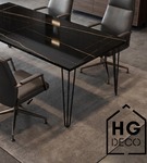 Metalowa noga hairpin legs do stołu biurka trzy pręty noga loftowa TL70 cm