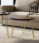 Metalowa noga do stolika kawowego / ławy / złota DP40 cm