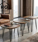 Metalowa noga hairpin legs do stolika kawowego trzy pręty noga loftowa TL40 cm