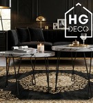 Metalowa noga twist hairpin do stolika kawowego dwa pręty noga loftowa DX40 cm