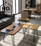 Metalowa noga hairpin legs do stolika kawowego trzy pręty noga loftowa TL50 cm