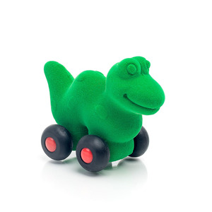 Dinozaur na kółkach zielony Rubbabu