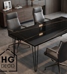 Metalowa noga hairpin legs do stołu biurka trzy pręty noga loftowa TL80 cm