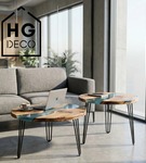 Metalowa noga hairpin legs do stolika kawowego trzy pręty noga loftowa TL40 cm