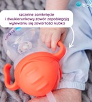 Bidon z obciążoną słomką B.Box  lazurowy 