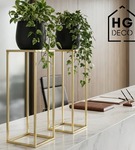 Kwietnik stojący metalowy stojak na kwiaty na jedną doniczkę PREMIUM 60 cm