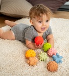 Zestaw piłeczek sensorycznych 8szt pasteloweTullo