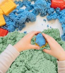 Piasek kinetyczny 1kg miętowy Adam Toys