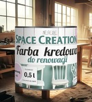 Farba kredowa do renowacji pudrowy róż 0,5 L Space Creation