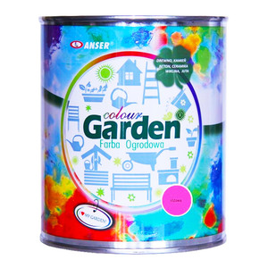 ANSER Farba zewnętrzna GardenColour 0,75 L różowa