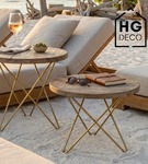 Stelaż noga do stolika kawowego STAR 40 cm złota