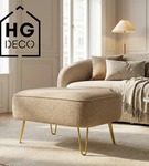 Metalowa noga do szafki / komody / pufy / złota DP25 cm