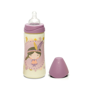 Butelka 360 ml 4+ indian fiolet Suavinex