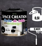 Farba do tablic kredowych czarna 0,5 L Space Creation