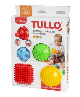 Piłeczki sensoryczne zestaw XL kształty Tullo